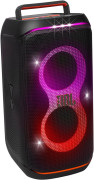 JBL PartyBox Club 120 - Portable Party Speaker with Foldable Handle, Powerful Pro Sound, Futuristic lightshow, Up to 12 Hours of Play time, Splash Proof, Dual Mic & Guitar Inputs (Black)