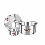 Nadstar8 Aluminium Sufuria 8pcs No Lid 12-19