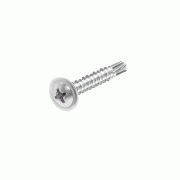 Total Self Drilling Truss Head Screw 8x1-1/4" for Phillips Drive, Zinc Plated Finish 320pcs THWTD81141