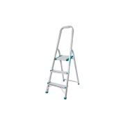 Total Household Ladder with 3 Steps, Aluminium Body THLAD06031