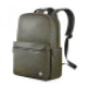 Wiwu Osun PU Skin-friendly Multi compartments Large Capacity Backpack - Stylish 15.6 Inch Laptop Backpack for Women Perfect for Work College, Travel Multi-Functional Daypack School Bag
