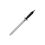 Pirge Masat Sharpening Steel Oval No.12 30cm Black PRG-81083