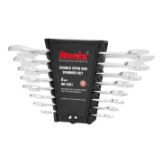 Ronix Double Open-end Spanner Set,put nuts or bolts U-shaped opening end RH-2201