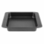Tefal Easy Grip Baking Mold Square Cake Pan 21x21 CM Carbon Steel Easy Handling Large Handles Non-Stick Coating Easy Release Easy Cleaning Dark Grey J1625245