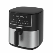 Nikai Air Fryer 5.7L Multifunctional Low Oil Fryer 1650W 11 Cooking Preset Functions Non Stick Coating Pan Overheat Protection Temperature Control, Timer, Automatic Shut-Off NAF577D