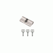 Godrej Pin Cylinder 70mm 2C for Wooden, Metal and UPVC Doors Stain Steel Finish 4602