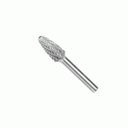 Total Drill Bit Tungsten Carbide Rotary Burrs for Shaping, Grinding, The Removal of Sharp Edges, and Excess Material, Shank 6mm Head 8mm TAKC1005