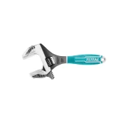 Total 2in1 Adjustable Wrench 250mm with Pipe Wrench Function, 2pcs Jaw Protector THT10210G