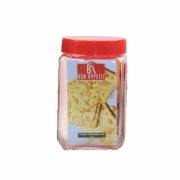 Bon Appetit Glass Jar 1.5L Solid Square Screw Red Lid HM-BA102