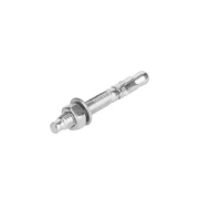 Total Galvanized Wedge Anchor 5/16"x2" Carbon Steel, Zinc Plated Finish THWWA51621 (Pack of 180pcs)