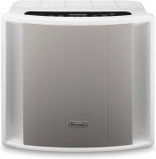 De'Longhi Compact Air Purifier 4 Level Filtration and Ioniser AC150, 65 W - White/Grey [Energy Class A]