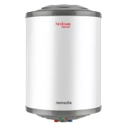 Hindware Storage Water Heater 15L 2000W, 8 Bar Working Pressure, Glassline Coated, Copper Heating Element, Rust Proof Body, Superior Safety, Temperature Control Know Immedio 15L