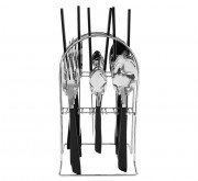 Nadstar1 Cutlery Set 24pcs Heavy Quality 2019024 - Multi Color Handle
