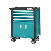 Total Tool Box Cabinet 4 Drawers with 1 Panel Area Empty THRC01041
