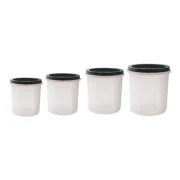 Cello Plastic Container Store Fresh 5L, 7L, 10L & 15L 4pcs Set with Lid