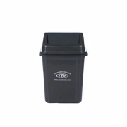 TBP Dustbin 40L without Pedal & Wheels Grey TBP-40A-GREY