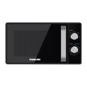 Nikai Microwave 23L Manual 5 Power Levels 800W NMO2309MWZ 35 Mins Timer Defrost Settings Cooking end Signal Pull Handle Door