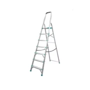 Total Household Ladder with 7 Steps, Aluminium Body THLAD06071