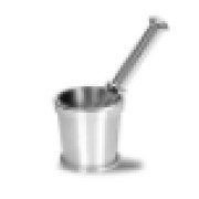 Topaz Stainless Steel Kinu No5 Heavy Mortar and Pestle Set/Khalbatta/Spice Mixer for Kitchen