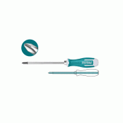 Total Screw Driver Phillips Go Through PH3 x 200mm, S2 Industrial Steel THGSPH32006