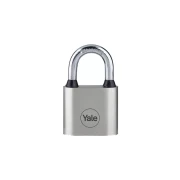 Yale Disc Iron Padlock with Bumper 70mm with 3 Keys, Hardened Steel Shackle 10mm, Disc Type Locking Mechanism, Excellent Corrosion Resistance for Outdoor Use PL-112/70/137/1