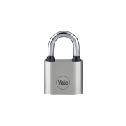 Yale Disc Iron Padlock with Bumper 60mm with 3 Keys, Hardened Steel Shackle 10mm, Disc Type Locking Mechanism, Excellent Corrosion Resistance for Outdoor Use PL-112/60/132/1