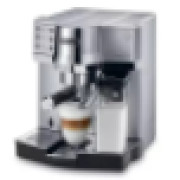 De'Longhi Expresso Maker Pump Driven & Cappuccino Machine 1450W (Metallic) Latte Macchiato Hot Milk Removable Drip Tray EC850.M