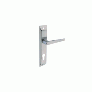 Godrej ARC09 Europrofile Mortise Combiset Locks 240mm, High Quality Door Handle Sets with Lock for Main Doors and Interconnecting Doors in Residential and Commercial Establishments Satin Steel Finish 2C 2546