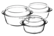 Pasabahce Casserole 3pcs Orcam 840+1450+2175CC 159021