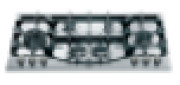 Ariston Built-in Gas hob: 5 gas burners, 87CM - PHN 961 TS/IX/A