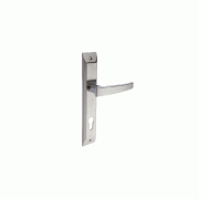 Godrej ARC08 Europrofile Mortise Combiset Locks 240mm, High Quality Door Handle Sets with Lock for Main Doors and Interconnecting Doors in Residential and Commercial Establishments Satin Steel Finish 2C 2542