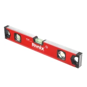 Ronix Spirit Level, 400mm, Aluminum 3 Measurements including 90°, 180° and 45° Double-side milling Ideal for home decoration, DIY, items repairing, wood working, landscaping, hanging painting, TV's RH-9401