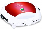 Moulinex Sandwich Maker, 700 watts, 3-in-1 panini, sandwich and waffle maker Tanzania(Red, SW612543)