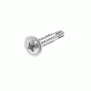 Total Self Drilling Truss Head Screw 8x1" for Phillips Drive, Zinc Plated Finish 450pcs THWTD811