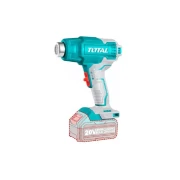 Total Cordless Heat Gun 20V 300/550°C with Reduction, Reflector & Flat Nozzle, 4.0Ah Battery & Charger TBLI20025