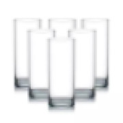 Ocean Glass 6pcs Fin Line Hi Ball 355ml Drink Tumbler 1B01213