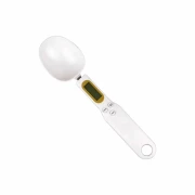 Electronic Digital Kitchen Measuring Spoon Scale 500g/0.1g Used for Milk, Tea, Flour, Spices and Seasoning with LCD Display White