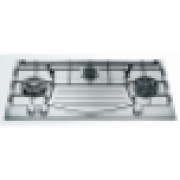 Ariston 87cm Stainless Steel Gas Hob with 3 Burners, Auto Ignition & Flame Failure Safety PHN 932 T2 IX