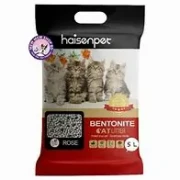 Haisenpet Cat Litter Ball Shape Bentonite 10L(8kg) Rose Scent