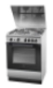 Indesit 60x60cm Stainless Steel Cooker – 3 Gas Burners + 1 Electric Plate, Electric Oven & Grill, Flame Failure Safety I6MG1G(X)EX