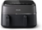 Philips Dual Basket AirFryer 3000 Series - 2750W, 9L Capacity, 2 Basket Drawers, 8 Presets Touchscreen, Black - NA350/00