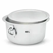 Nadstar8 Aluminium Sufuria 480L with Lid & Handle 59KG Gauge 5G 5.40MM Aluminium Tapela, Patila with Handles Commercial Tope No.84
