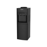BRUHM 2 TAPS (HOT, COLD)  FLOOR STANDING WATER DISPENSER WITH STORAGE (BLACK, BDS-1169))