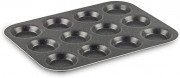 Tefal J1602802 Success 12-mould baking tray Tanzania, Aluminium Black 30 x 23 x 1,5 cm.