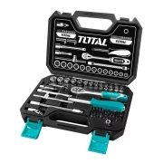 Total Tool Box Socket Set 45pcs ¼" THT141451