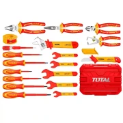 Total Tool Box Hand Tools 19pcs Set Insulated THKITH1901