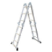 Upspirit Multipurpose Folding Ladder 4x3 Steps – 3.7m Straight Height, 1.8m A-Frame, Model HK-ML4x3