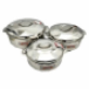 Topaz Hotpot Almas 3pcs Casserole Insulated Food Warmer With Steel Handle 4000/6000/8000