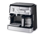 DeLonghi Combi Coffee Machine - Bco420|Pump Espresso & Drip Coffee Maker|Espresso, Capuccino, Latte, Drip Coffee and More|15 Bar Pressure|1450W(Silver & Black)