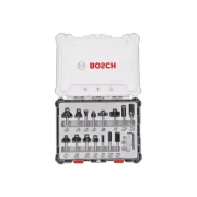 Bosch Mixed Router Bits Set 6mm 15 Pcs 2607017471